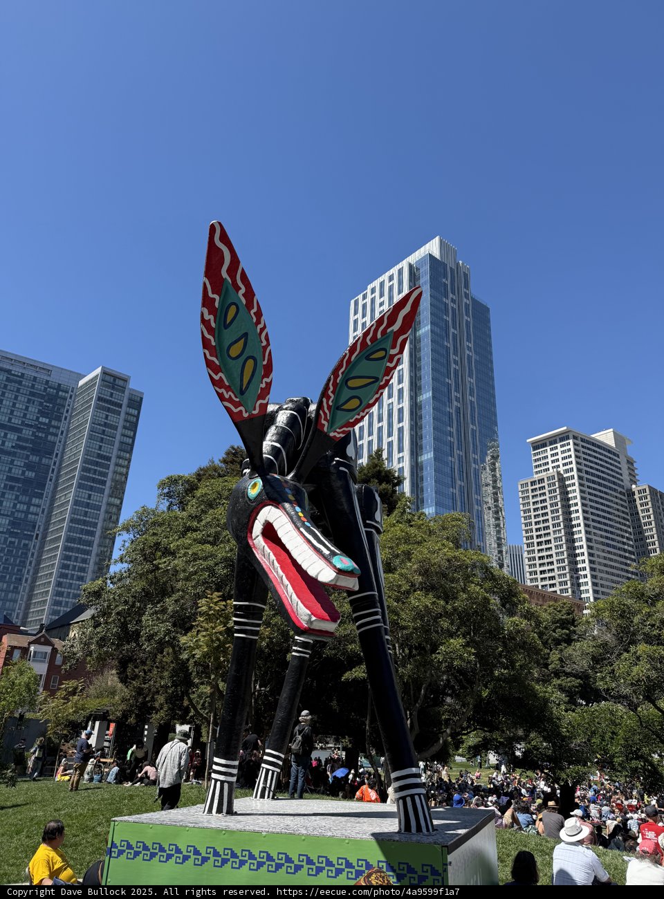 Urban Art Meets San Francisco Skyline