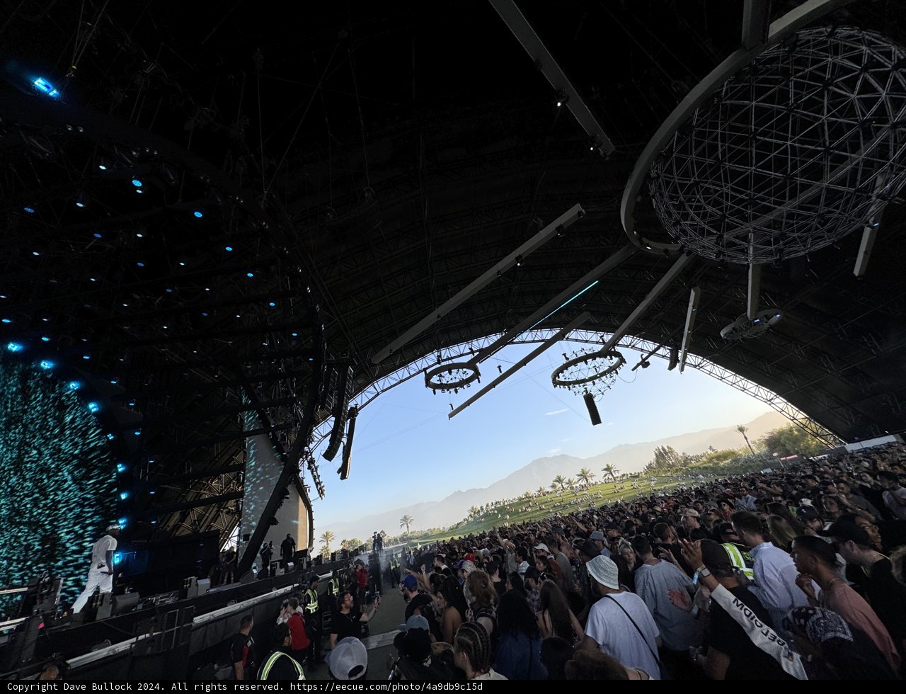 Coachella Vibes: Sunset Over the Stage