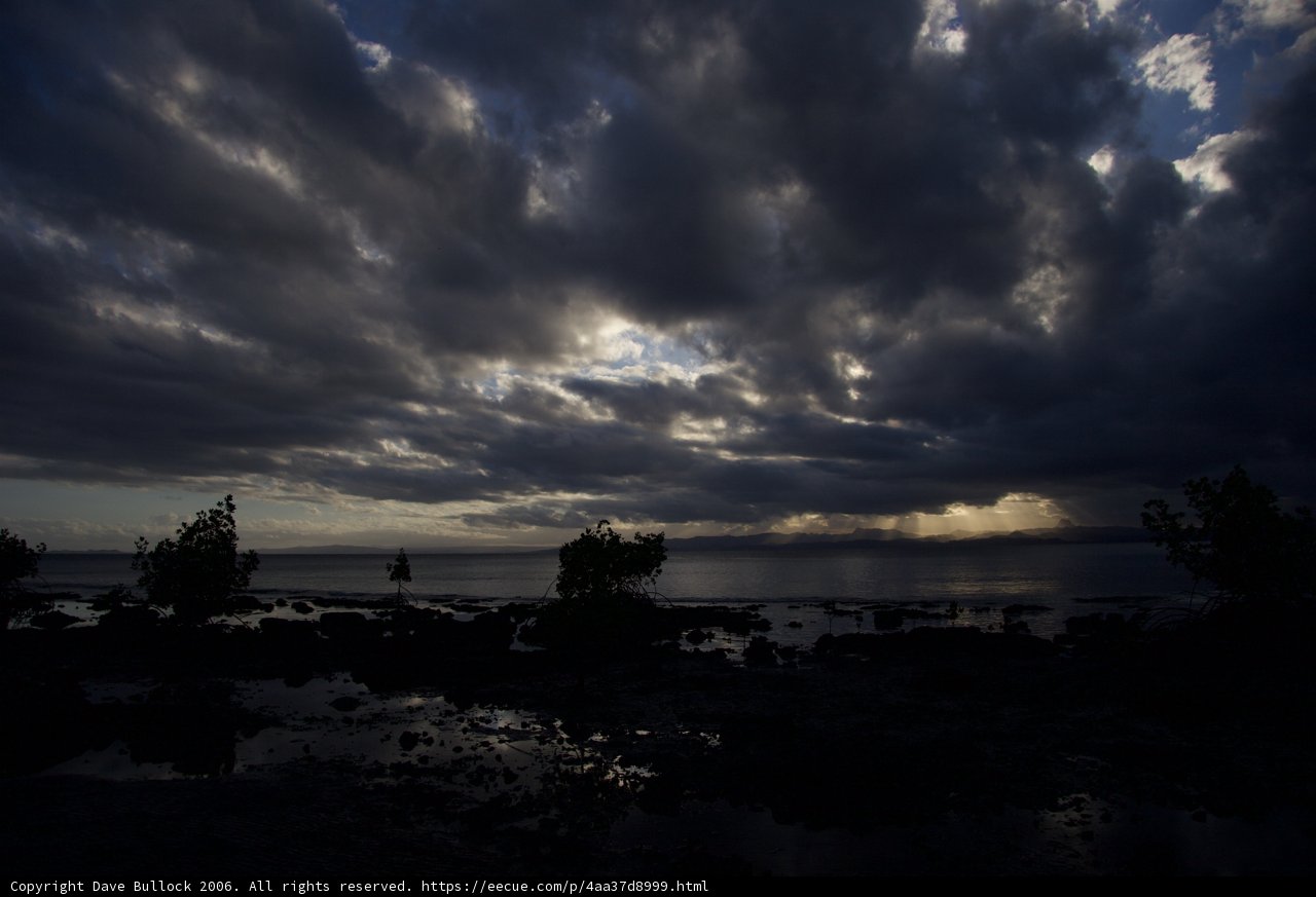 Twilight over Fiji