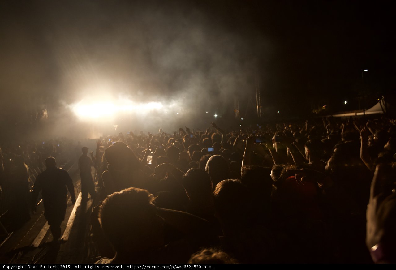 Intense Backlight Crowd