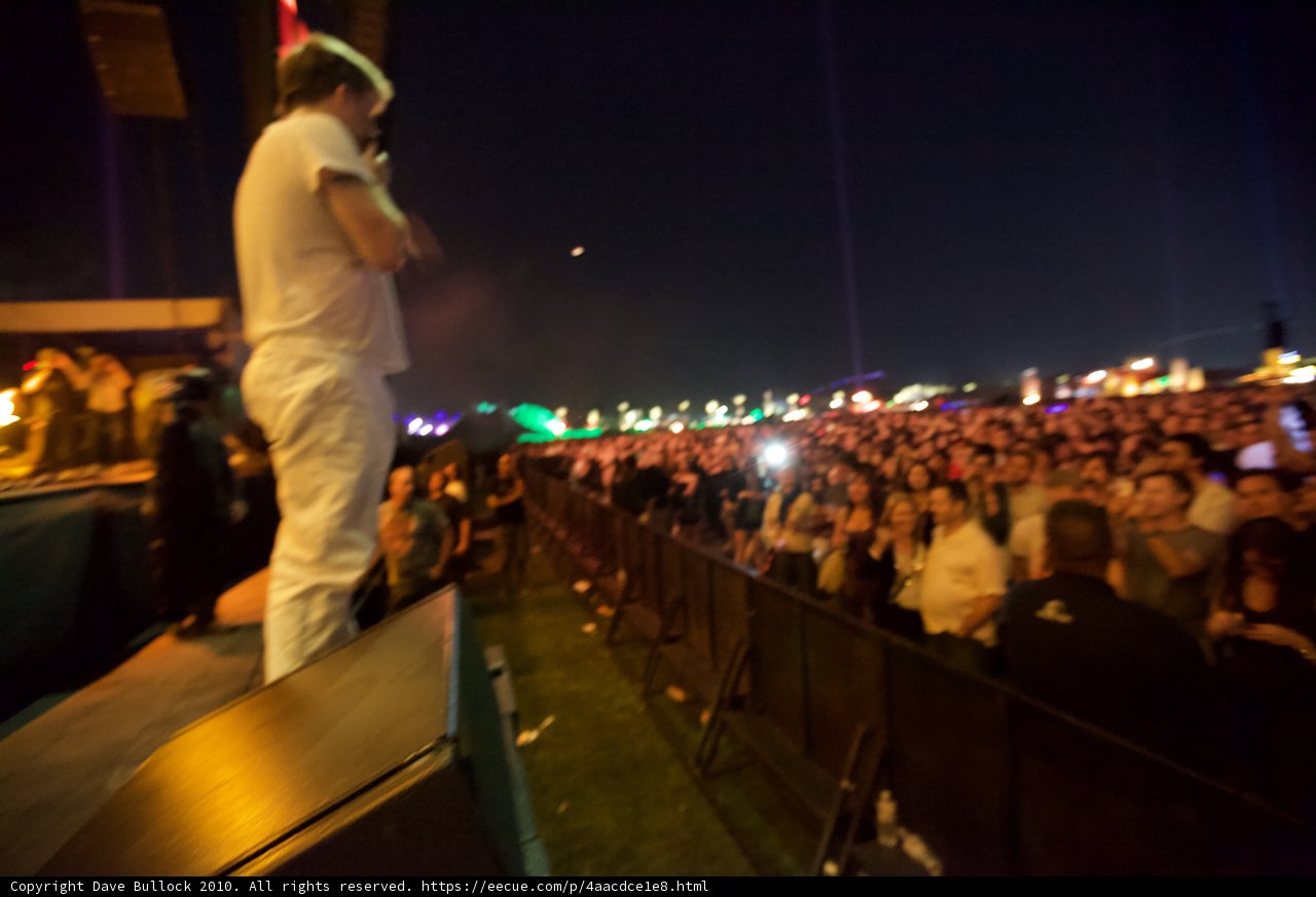 Nighttime Crowd at Coachella