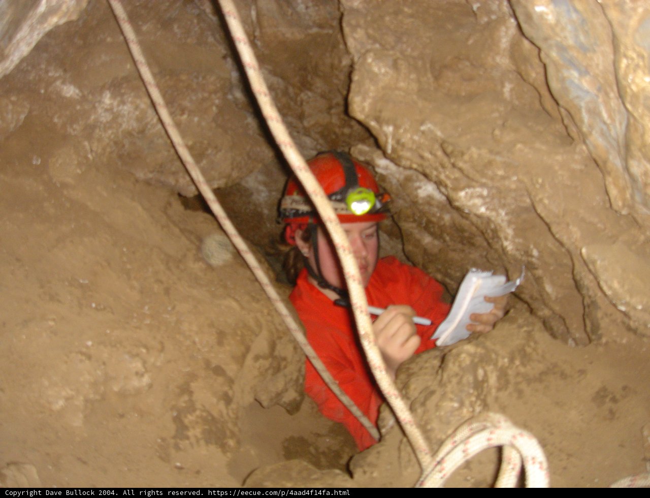 Cave Explorer Examining His Map
