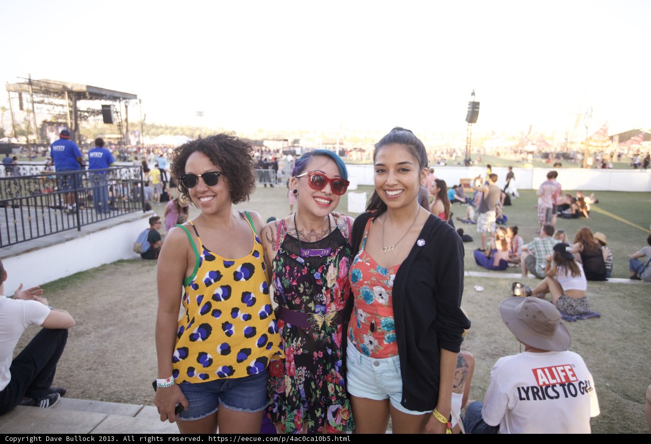 Three Women Rocking Coachella