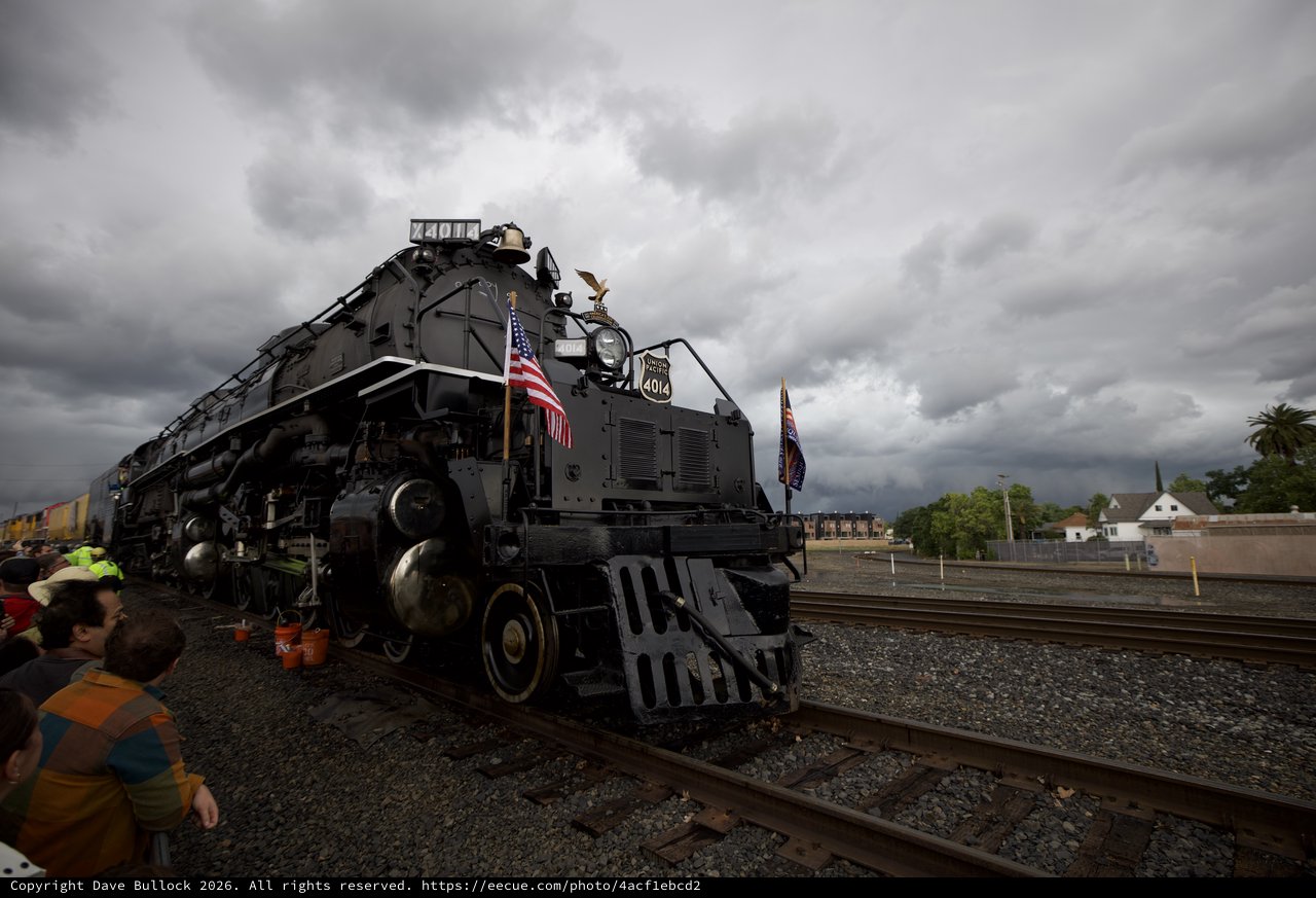 Union Pacific Big Boy 4014 Under Stormy Skies
