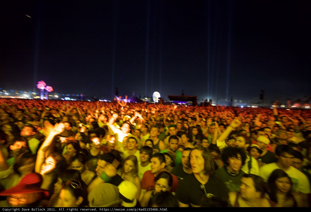 Coachella 2011: The Night Sky Rocks with the Crowd