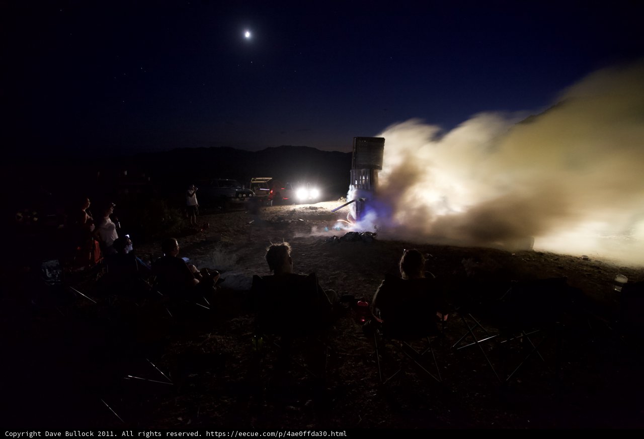 Awe-Inspiring Rocket Launch Illuminates the Night Sky