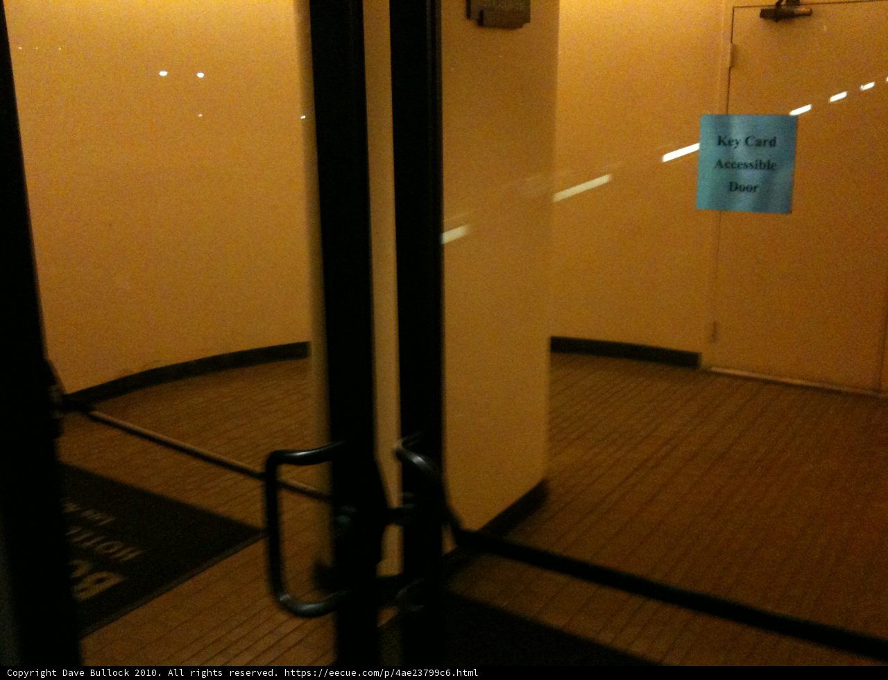No Smoking Door in a Stylish LA Building
