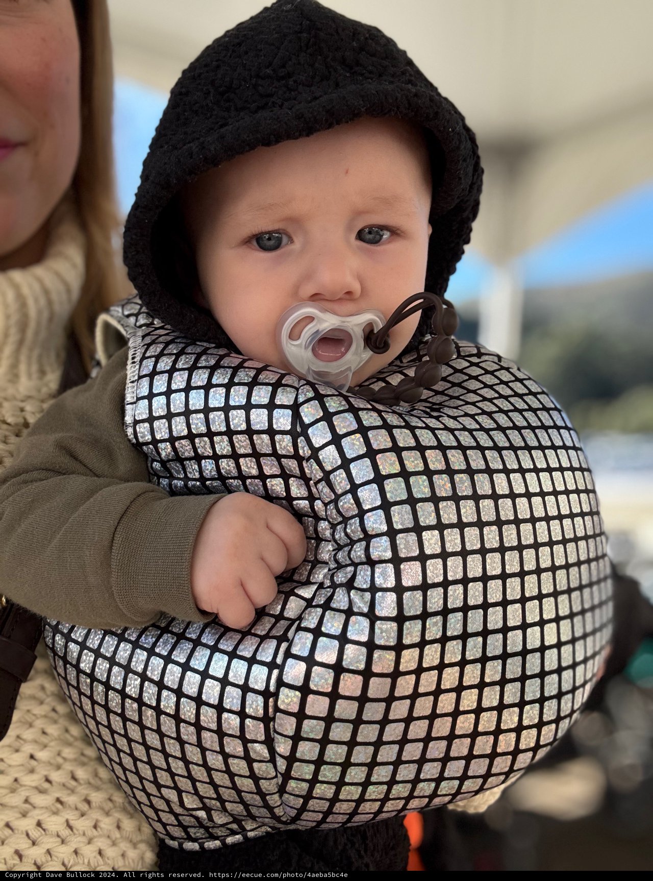 Baby in Sparkling Disco Ball Costume