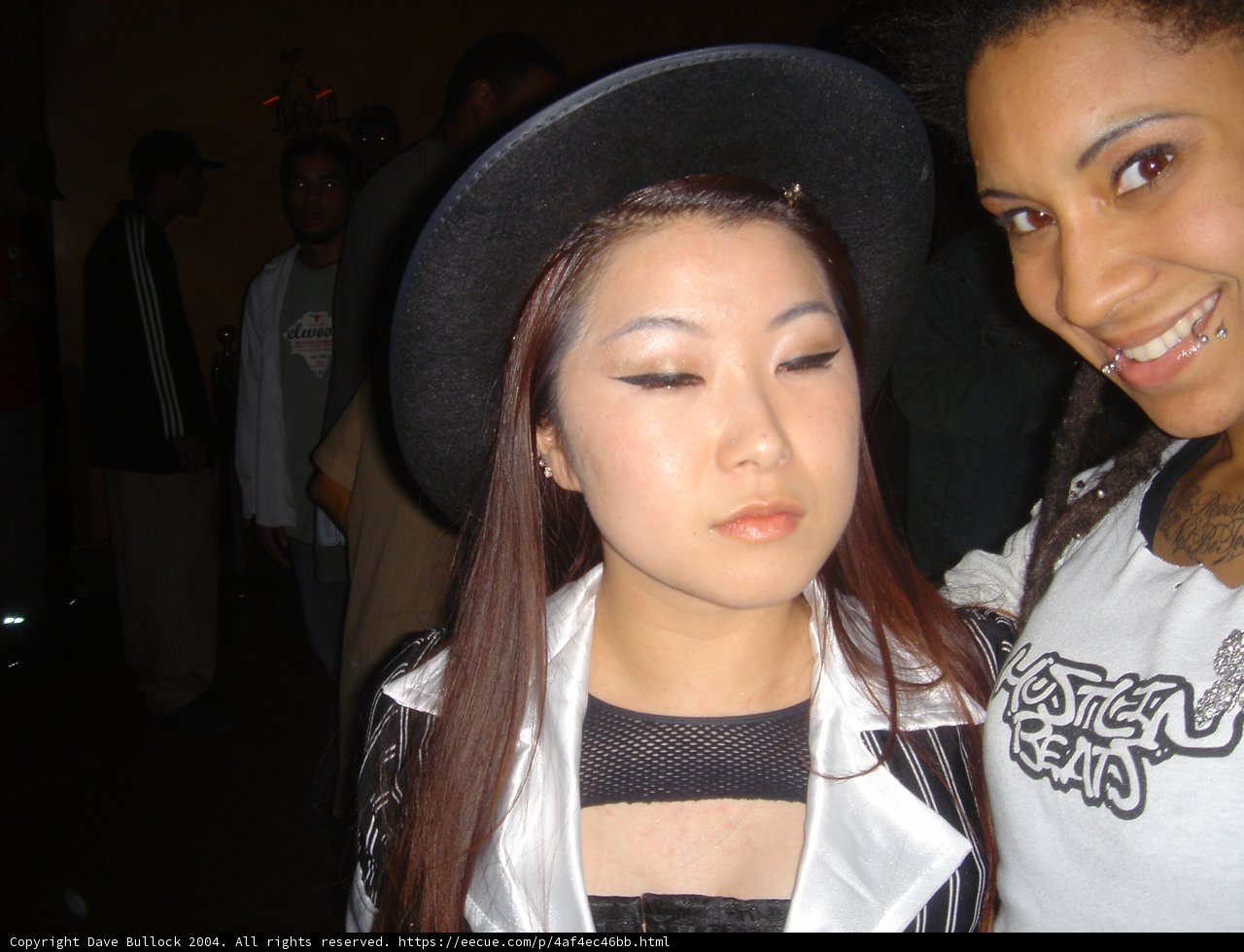 Stylish Women in Black Hats