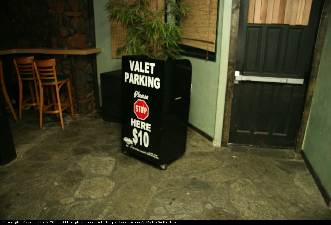 Stop Sign on Sidewalk in Front of Building