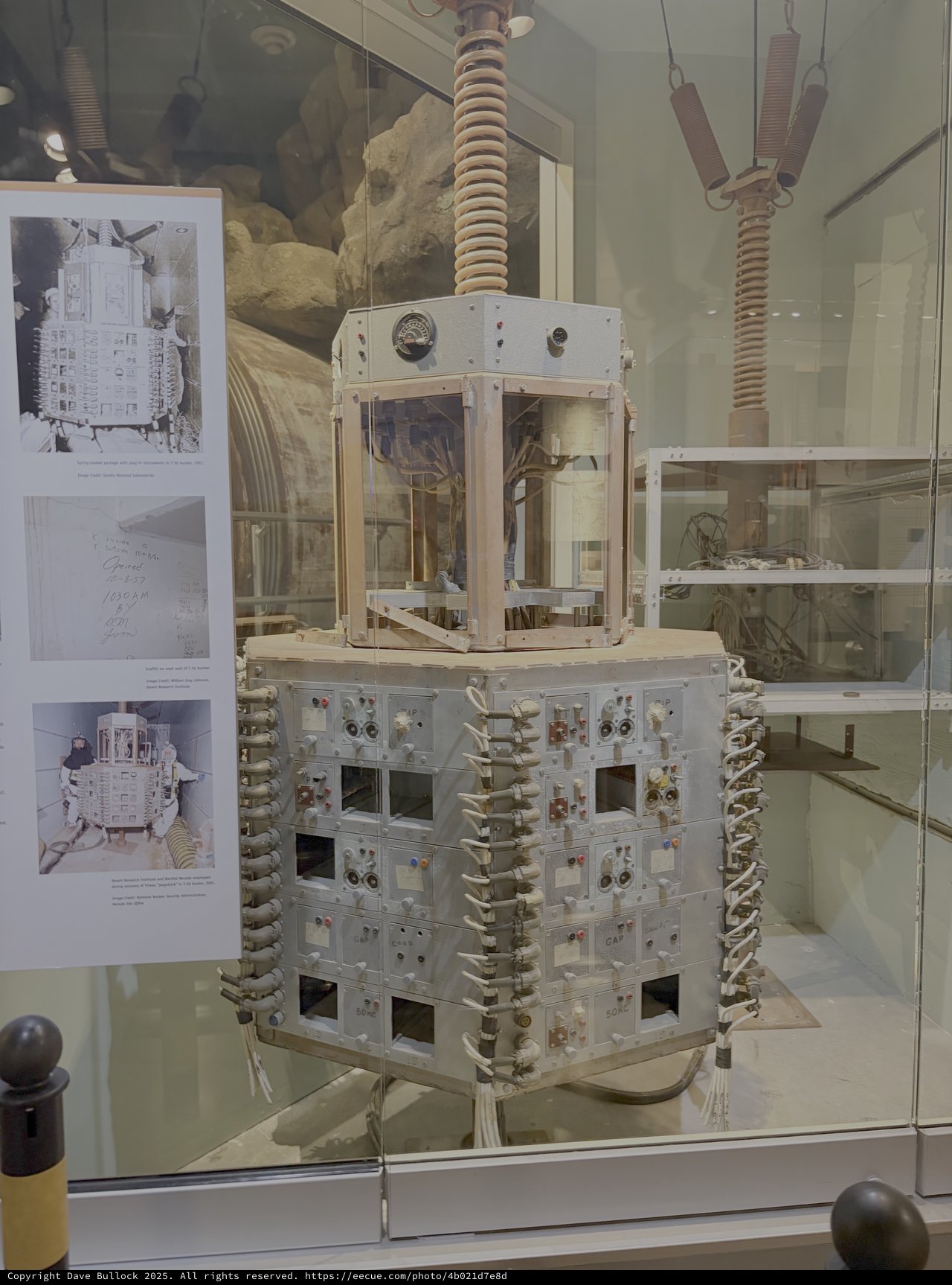Vintage Space Equipment Museum Display Case