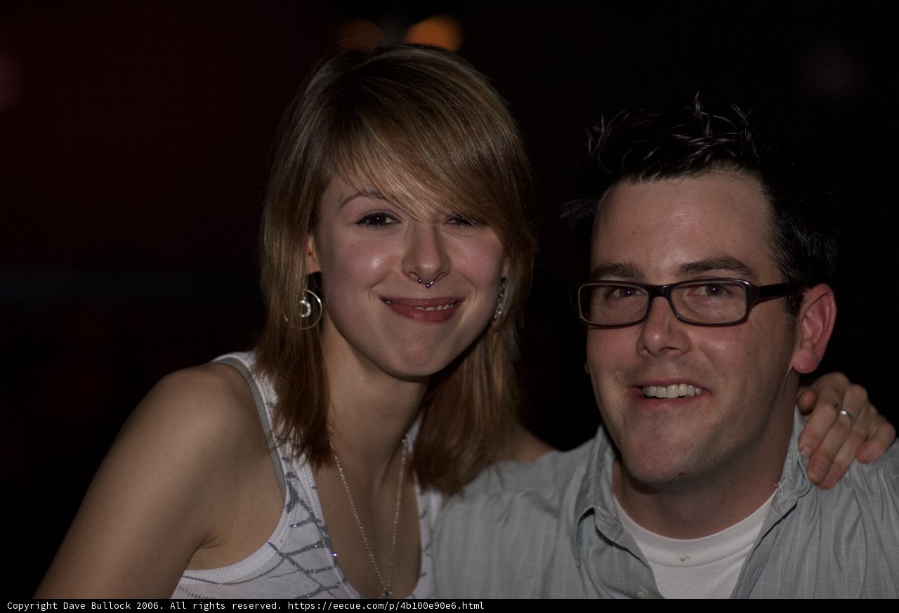 Smiling Couple at Funktion London Electricity Party