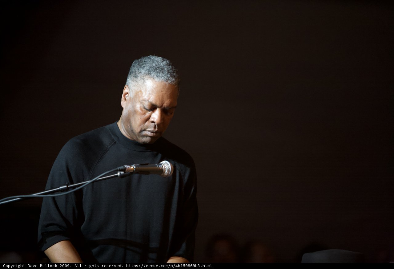 Booker T. Jones taking the stage at Coachella 2009