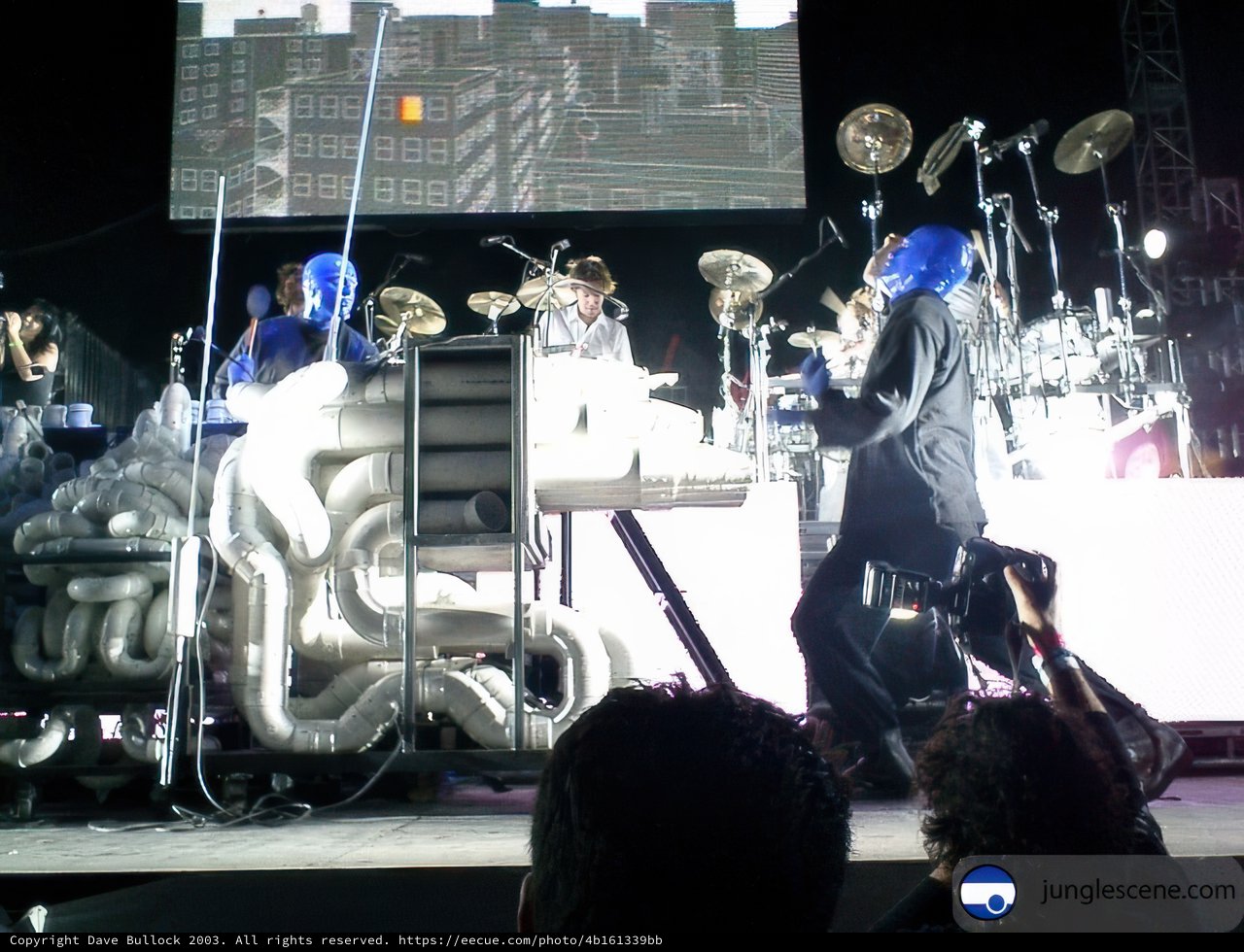 Blue Man Group Takes Over Coachella Stage