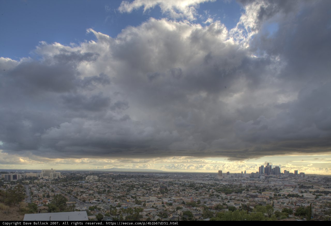 Dowtown LA From Lincoln Heights