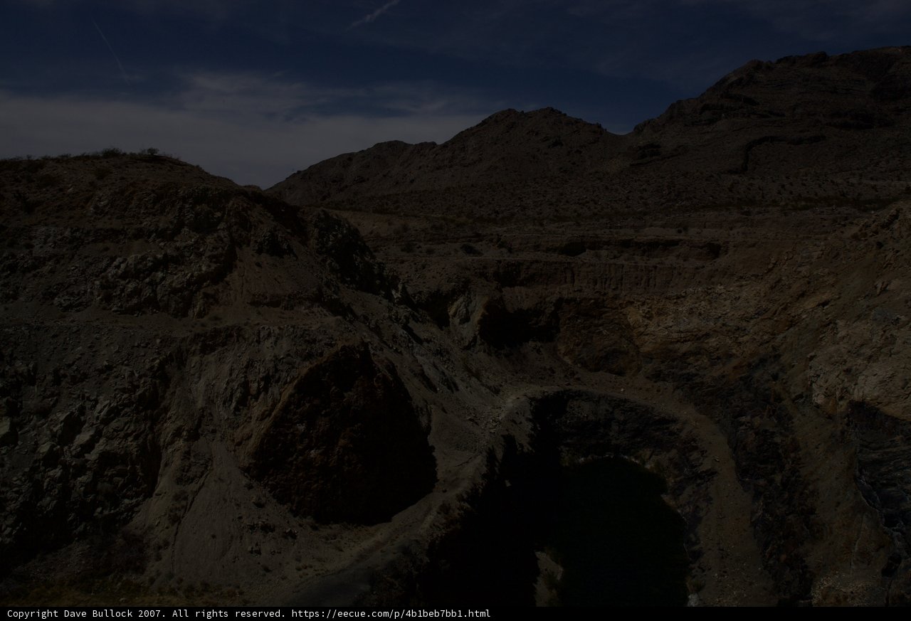 Nightfall at the Desert Plateau
