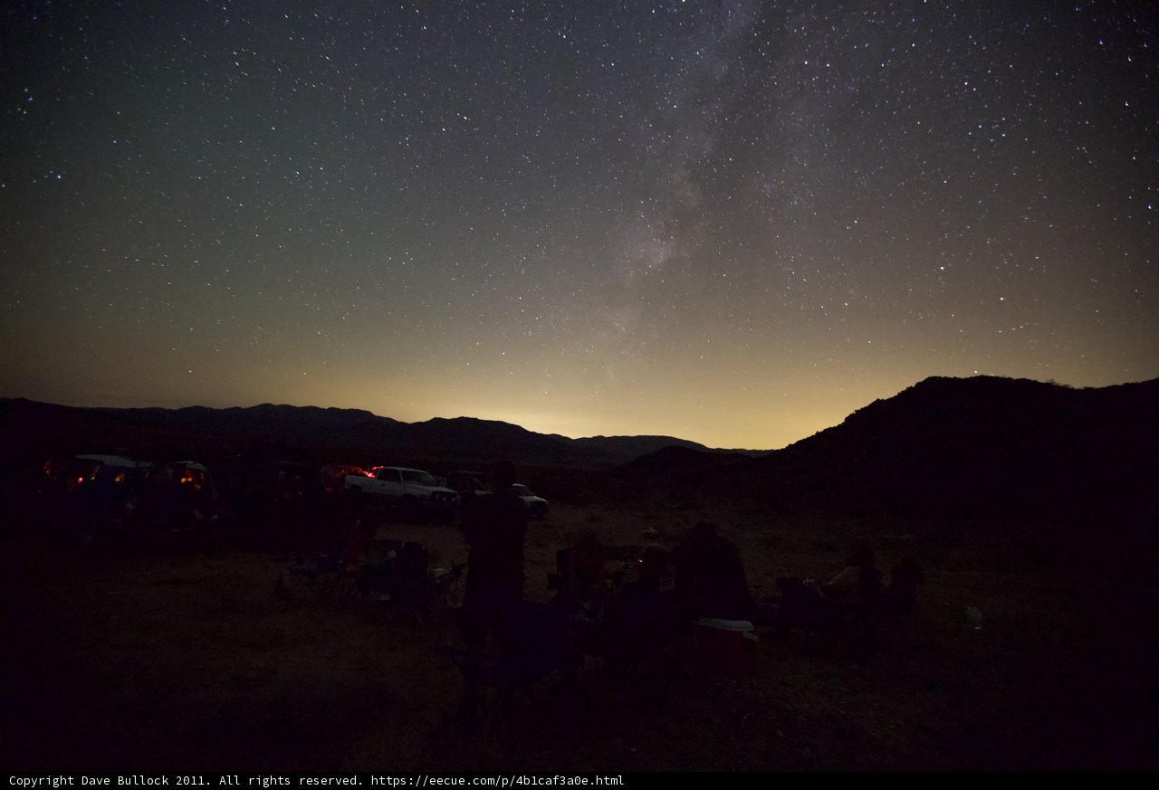 Under the Starry Desert Sky