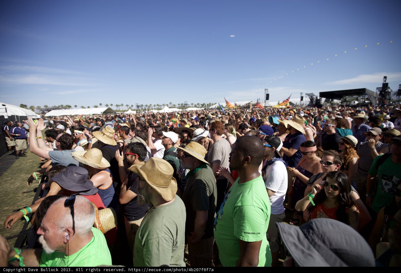 Hat-tastic Crowd at Coachella Music Festival