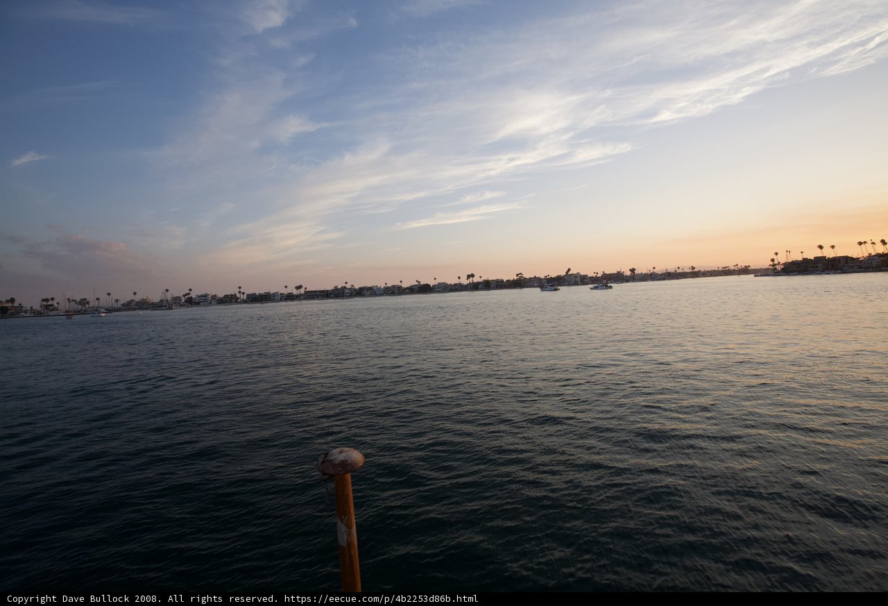 Sunset boat ride on the lake