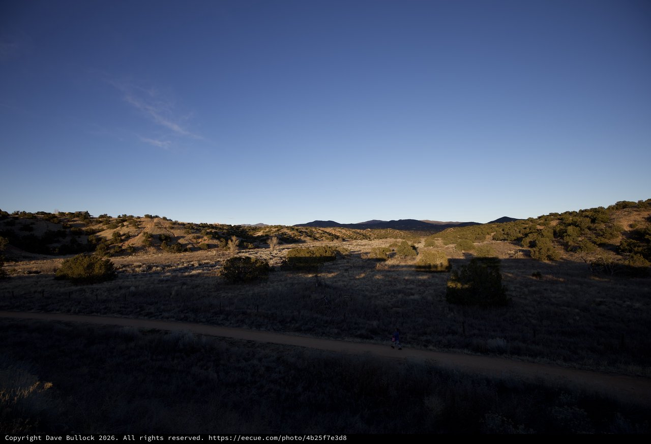 Twilight Desert Trail in New Mexico High Country