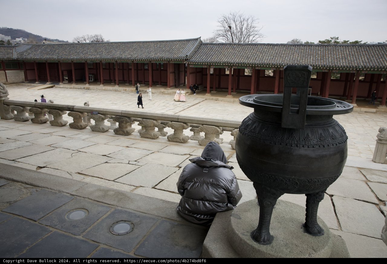 Tranquil Moment in Korean Architecture