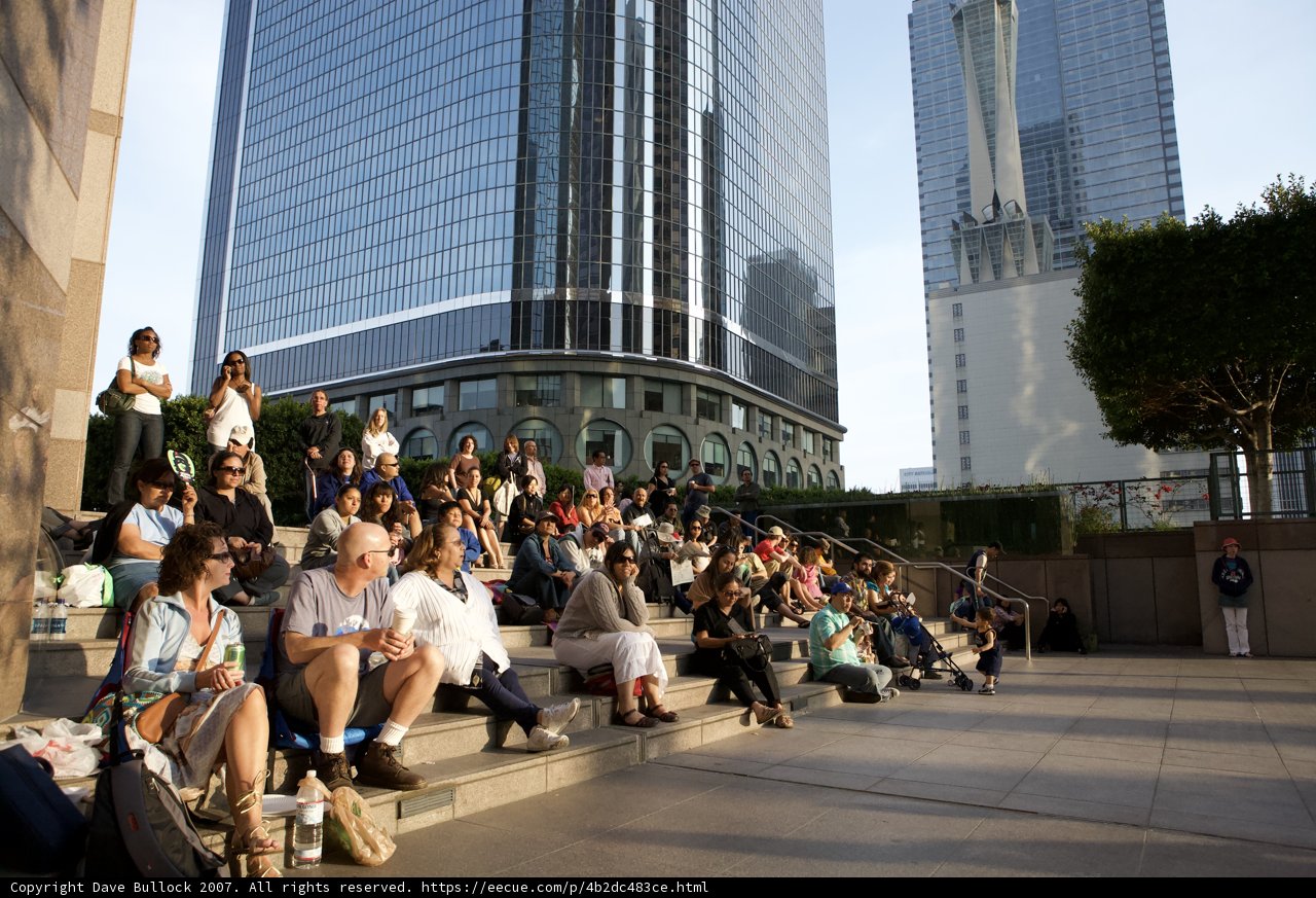 City Crowd at Grand Performances Ozomatli