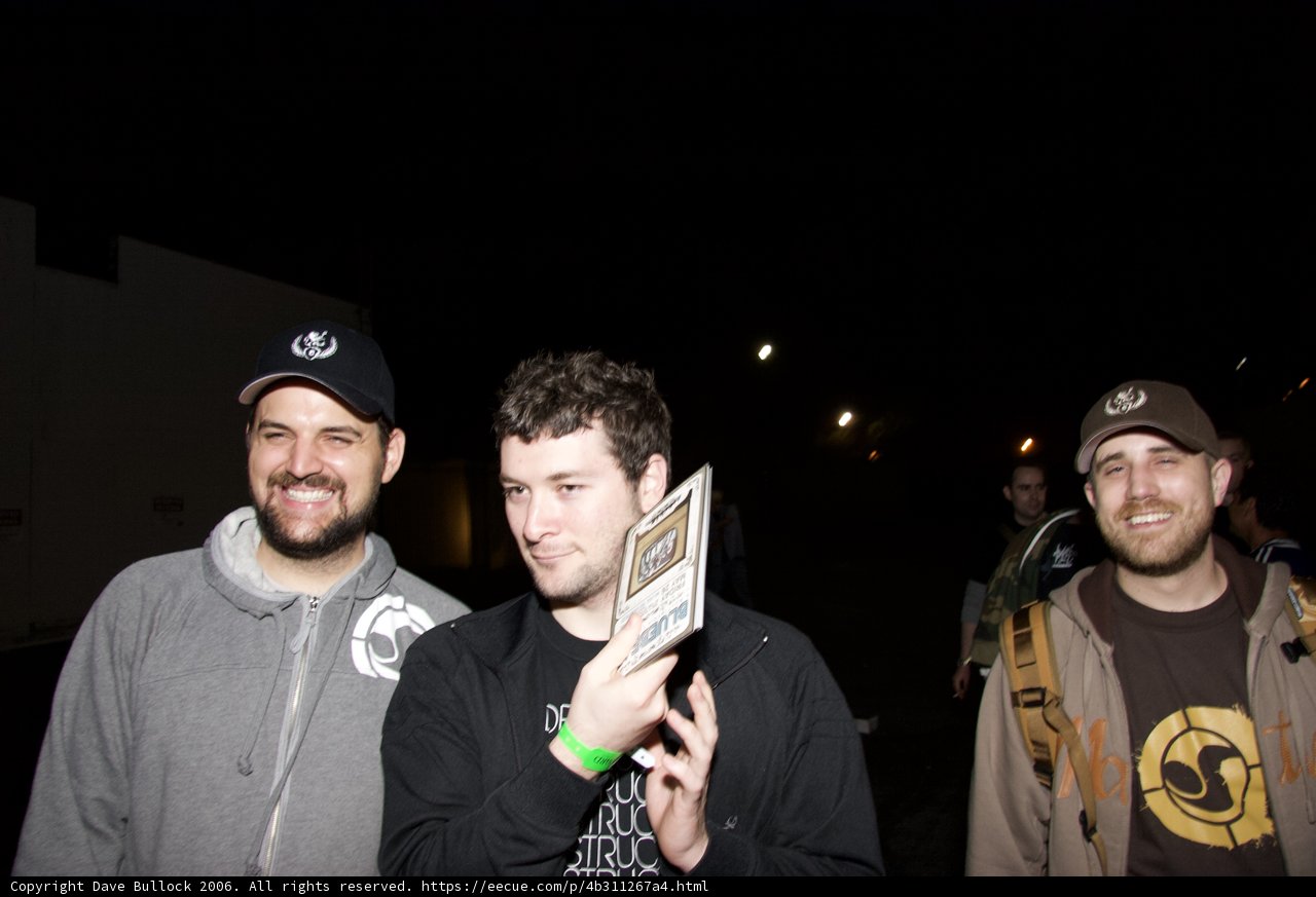 Three Men Under the Night Sky