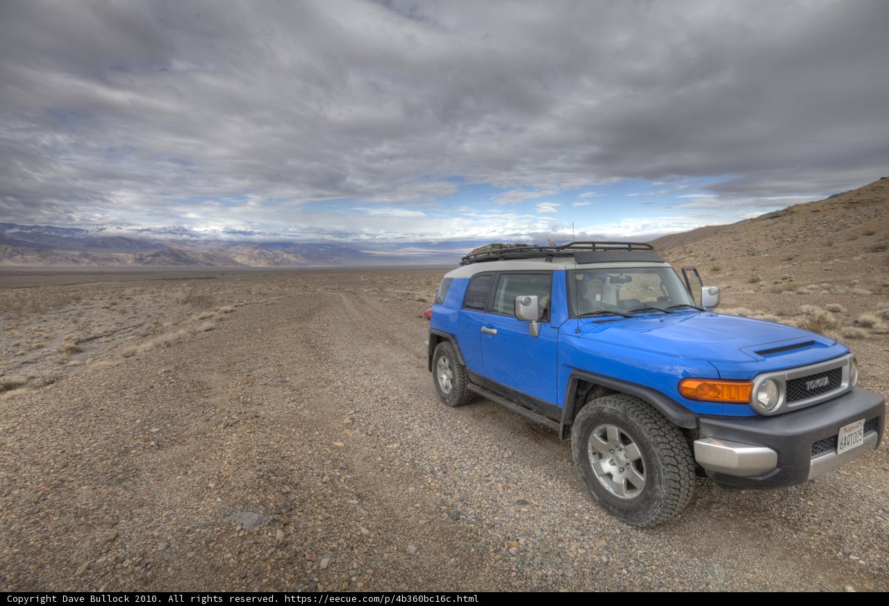 Blue Cruiser Conquers the Dirt Roads