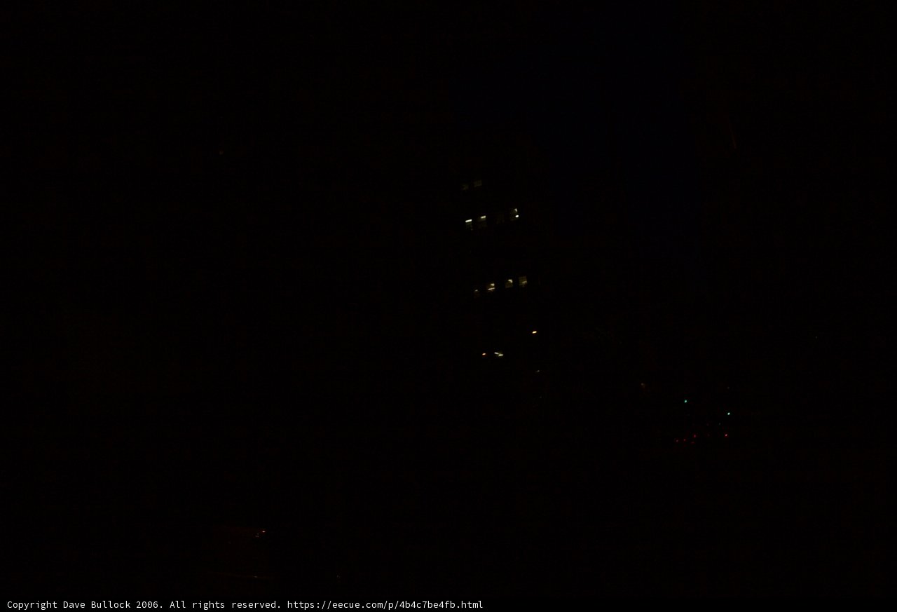 Skyline Silhouette at Night