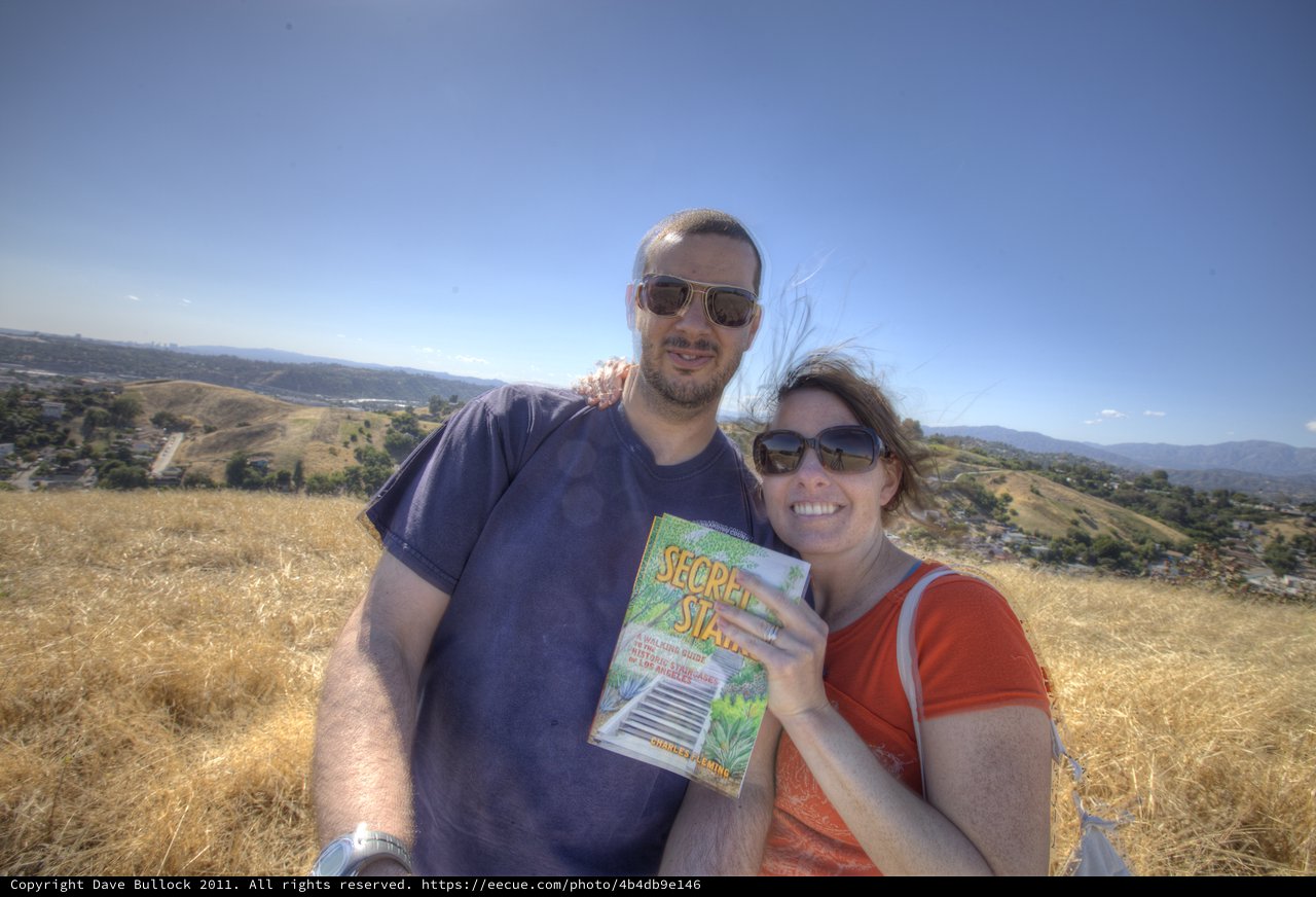 Couple Explores Los Angeles Secret Stairs on Hilltop