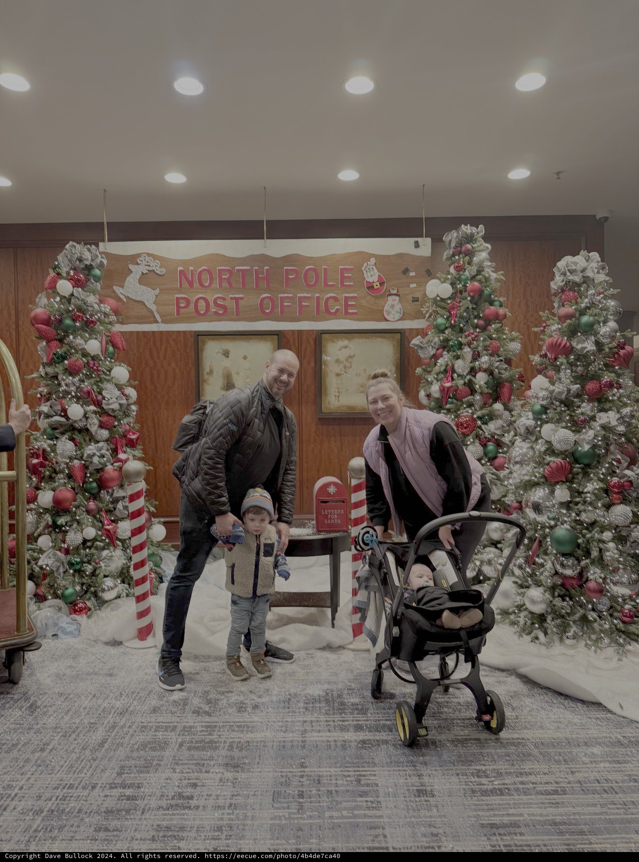 Family Holiday Visit to North Pole Post Office