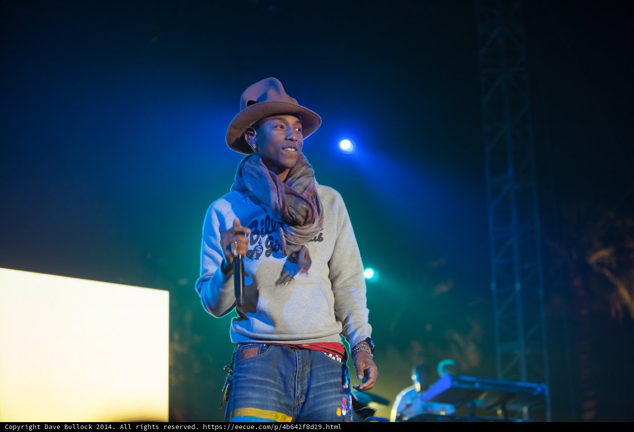 Pharrell at Coachella Saturday