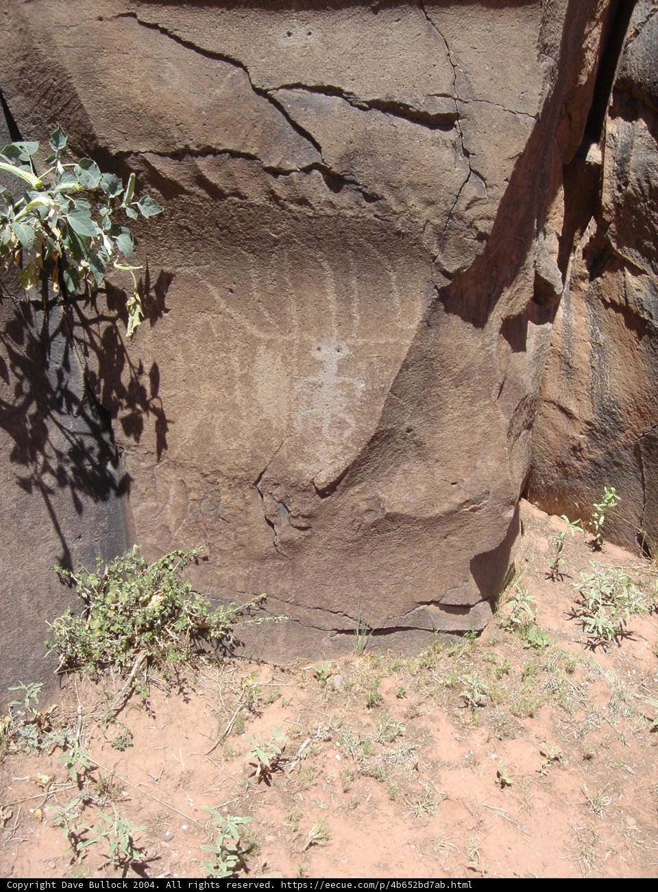 Cross etched into a Slate Rock