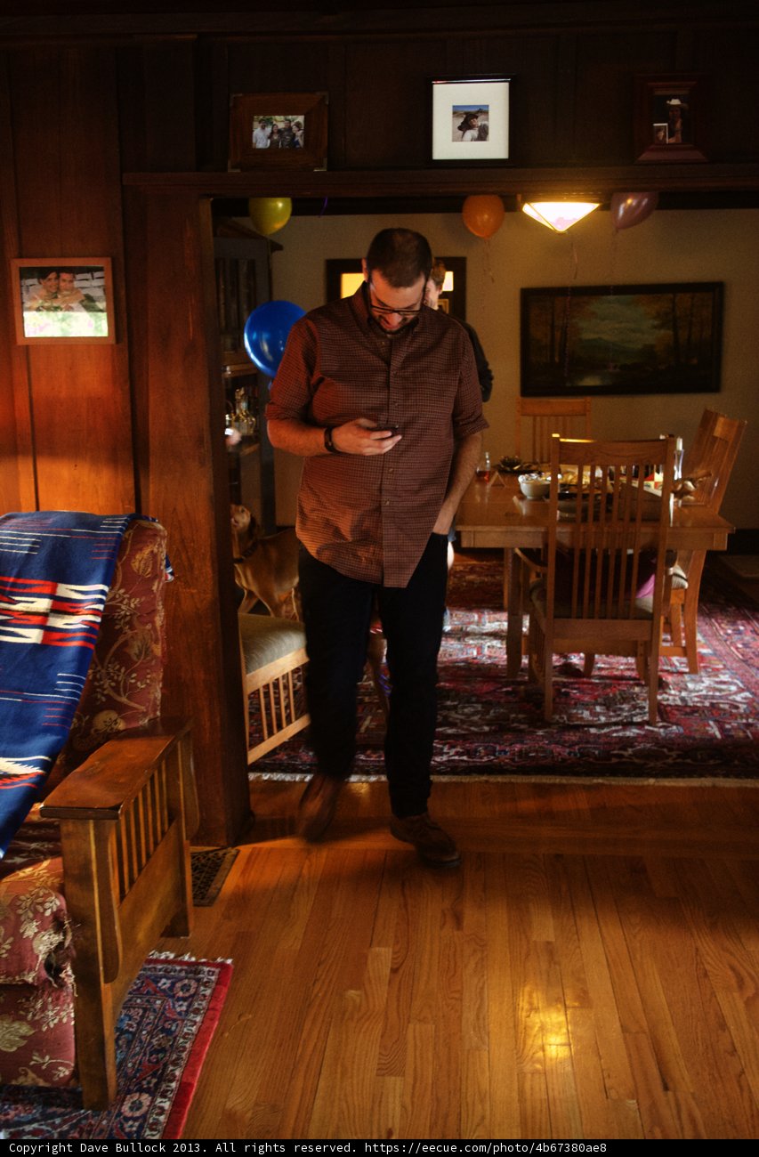 Dave B in a wooden oasis