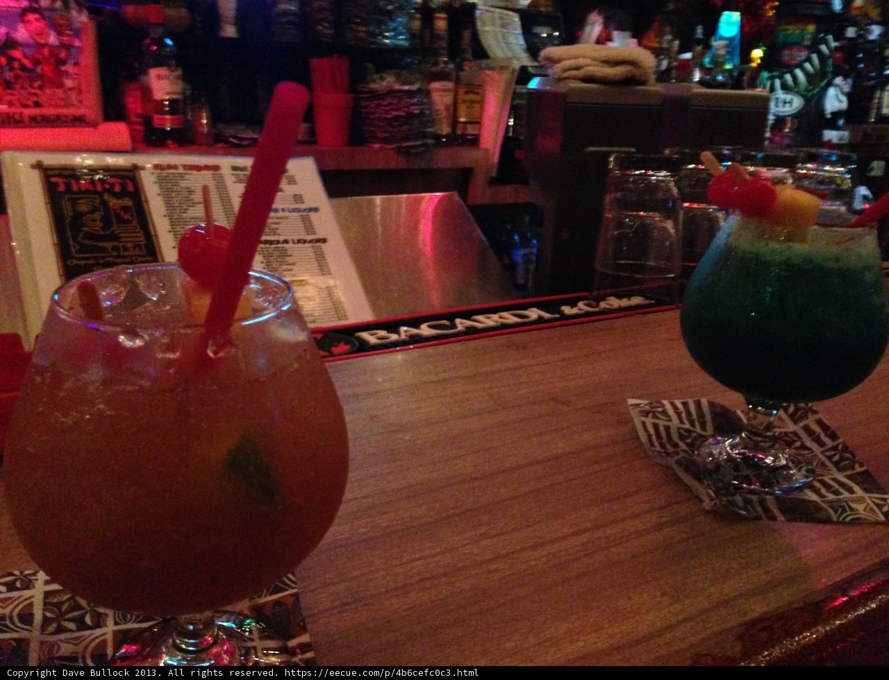 Cocktails at the Bar