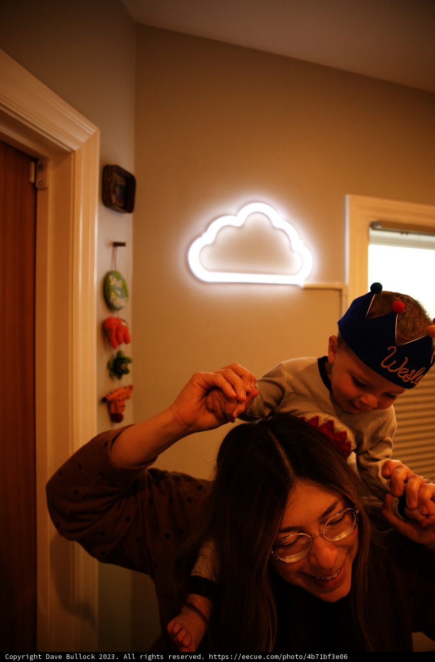 Cherished Moments: Hairbrush Playtime on Wesley's First Birthday