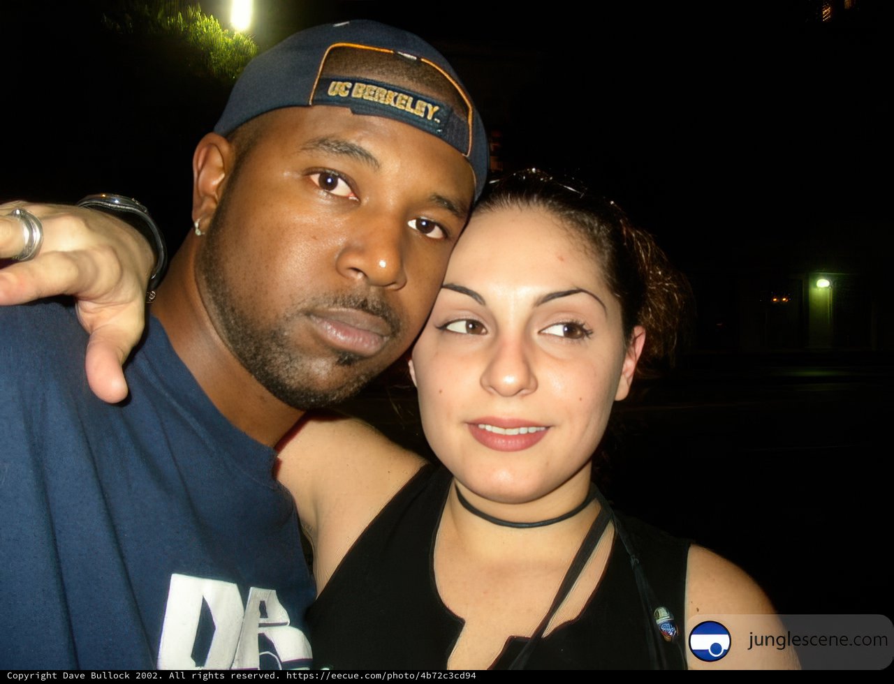 Nighttime Portrait of Steve J and Friend