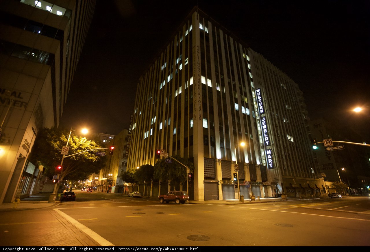 Urban Skyscraper at Night