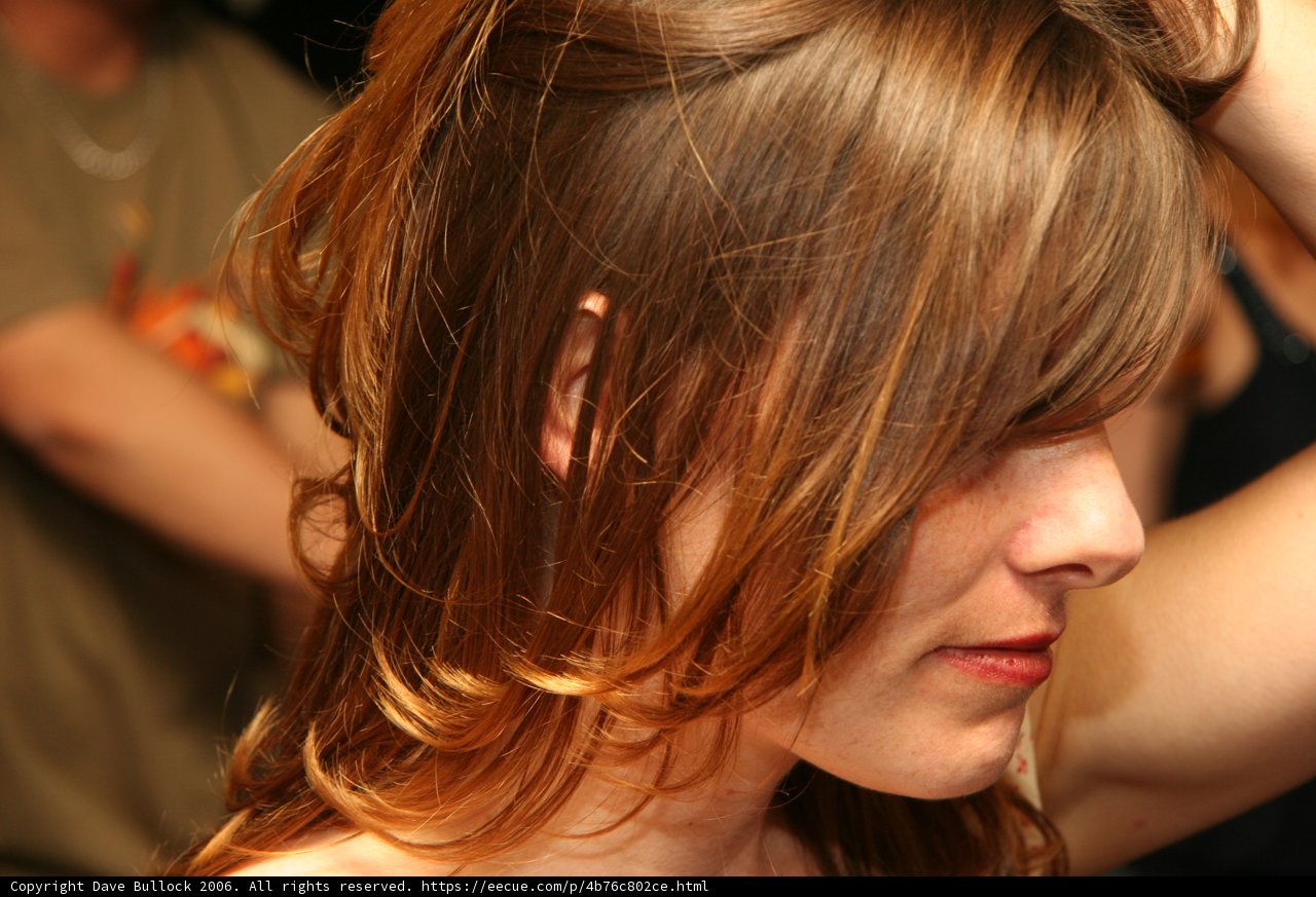 Beautiful Woman with Long Brown Hair