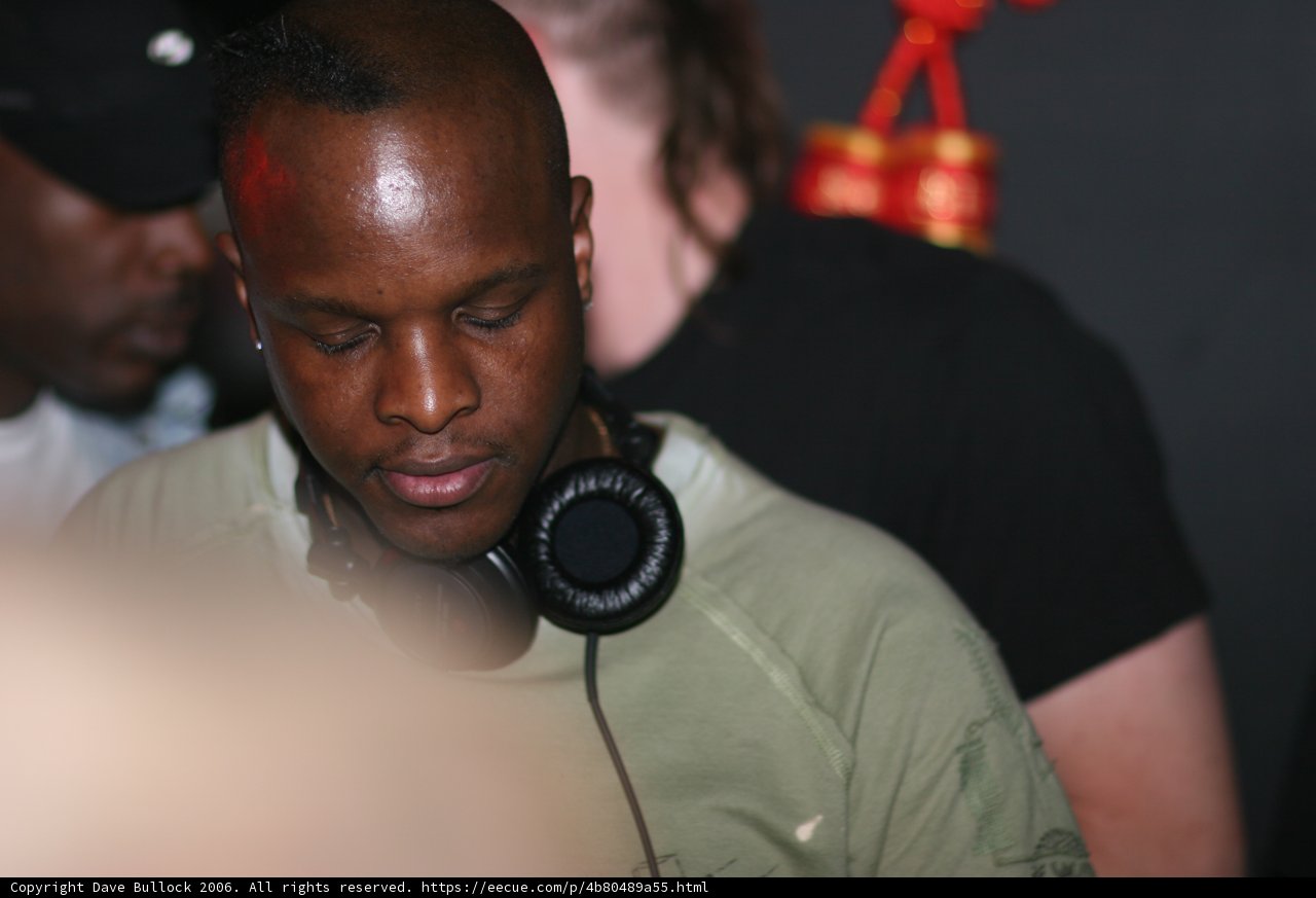 DJ SS with his Headphones On