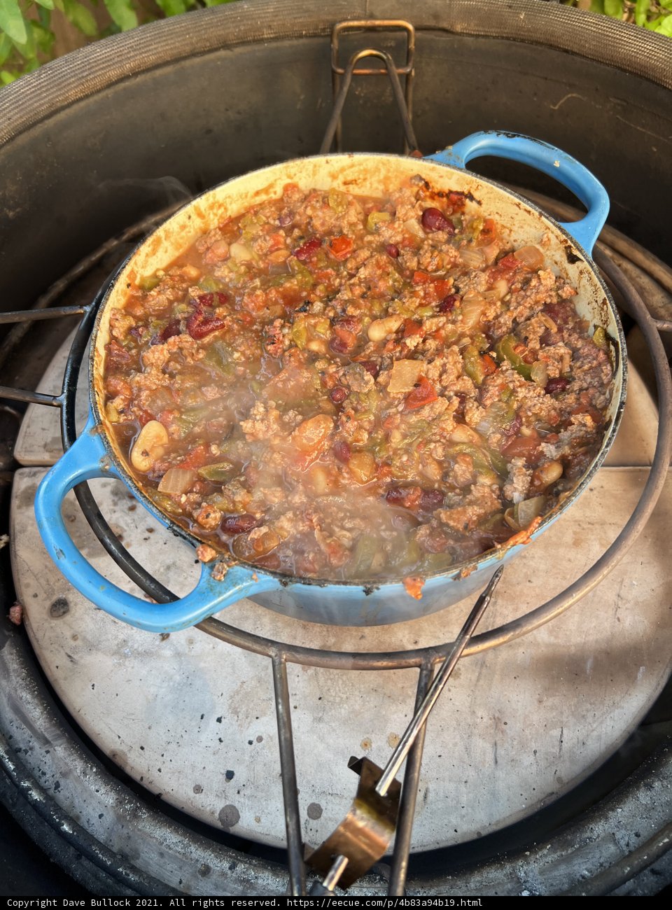 Smoky Outdoor Chili Cookout