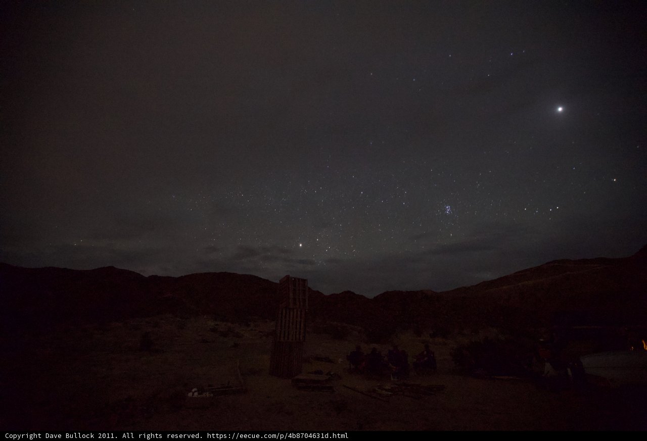 Stargazing in the Desert