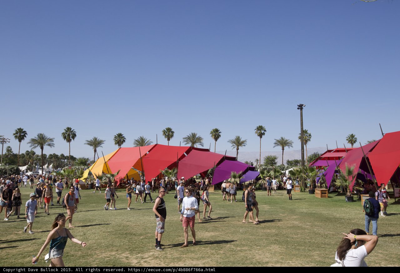 Colorful Tents and Summer Vibes at Coachella 2015
