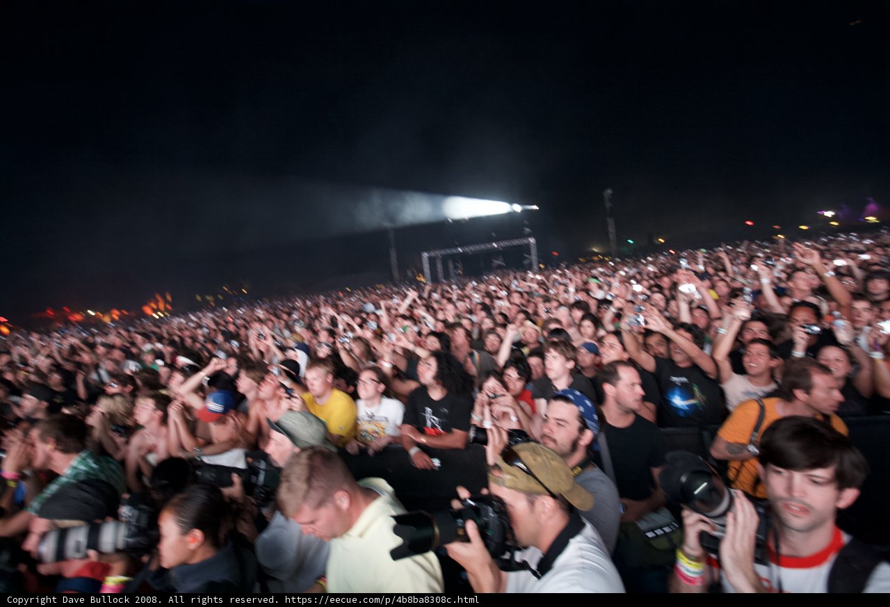 Phone Lights Abound at Coachella Concert