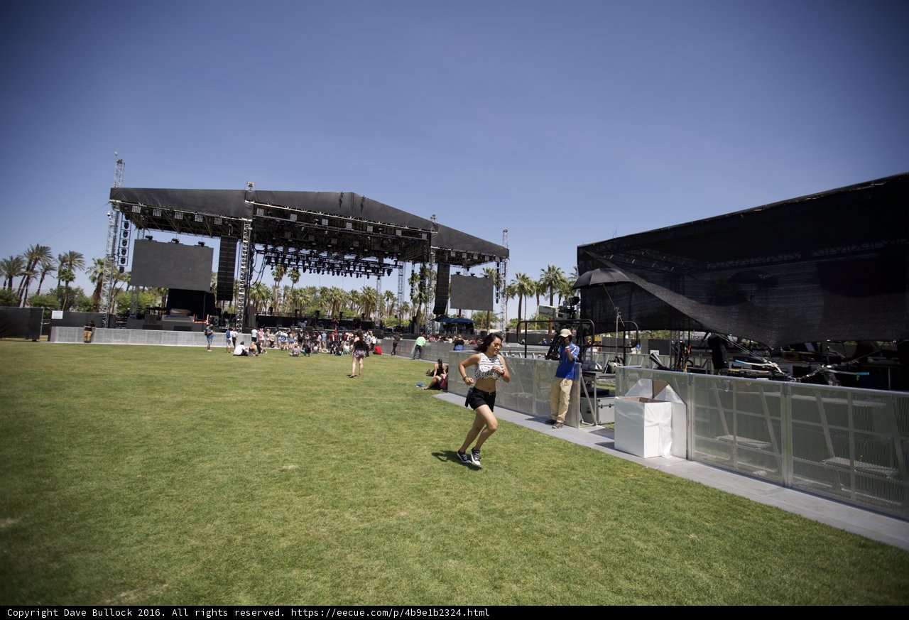 Frisbee Fun at Coachella Music Festival