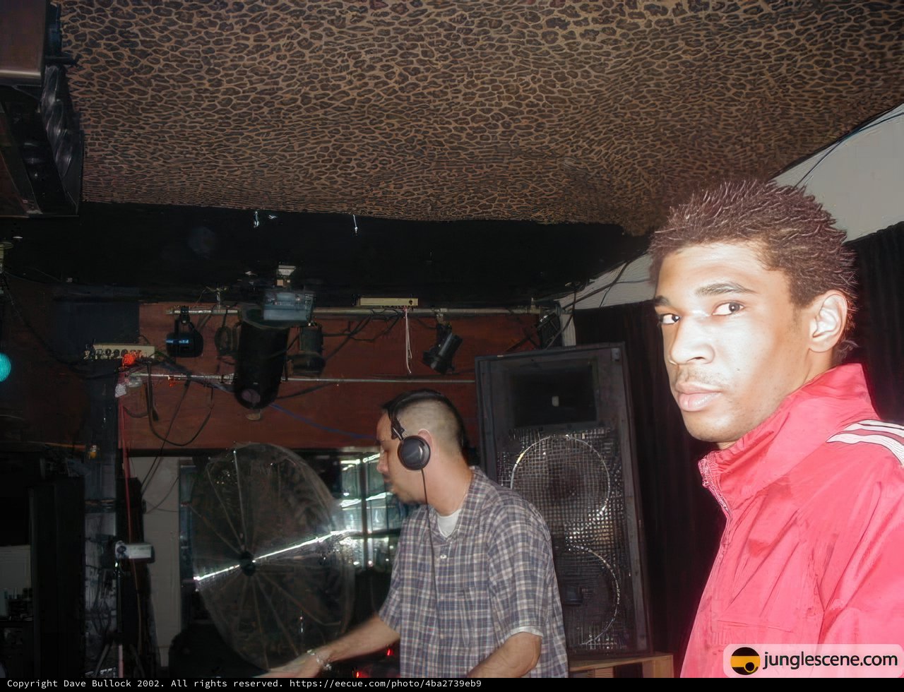 The DJ and The Red Headphone Man
