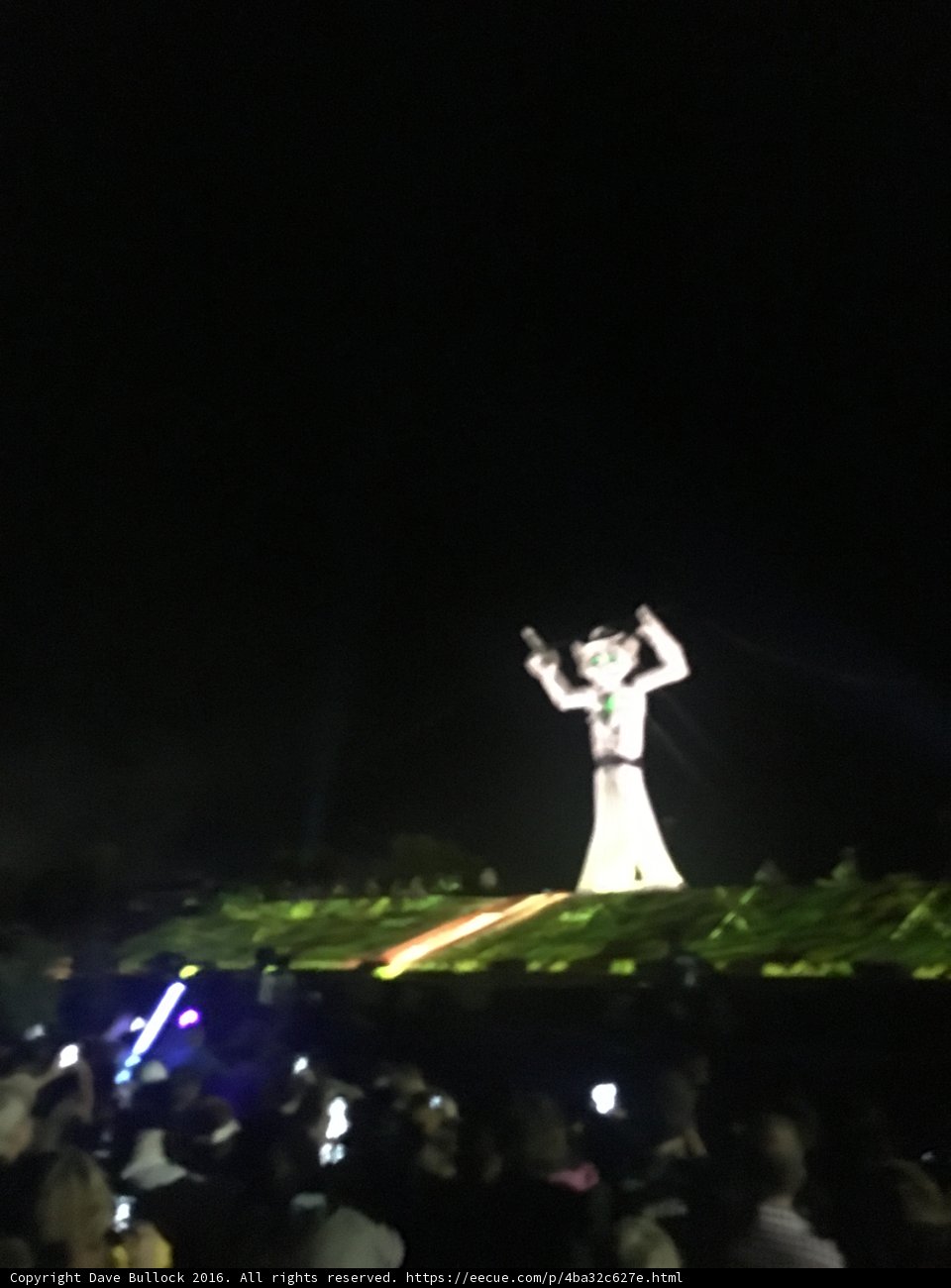 Monumental Statue on Hilltop
