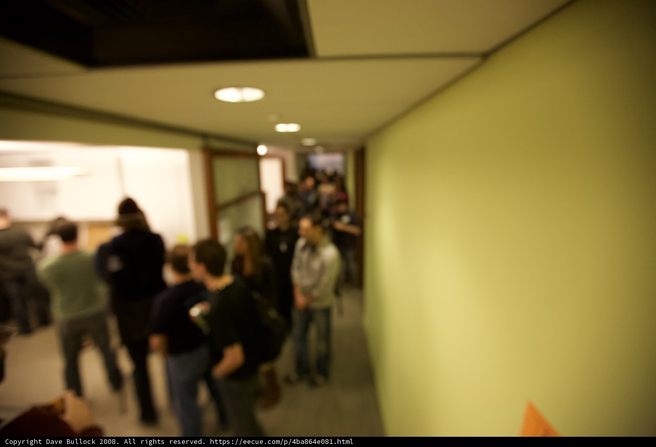 Gathering in the Hallway