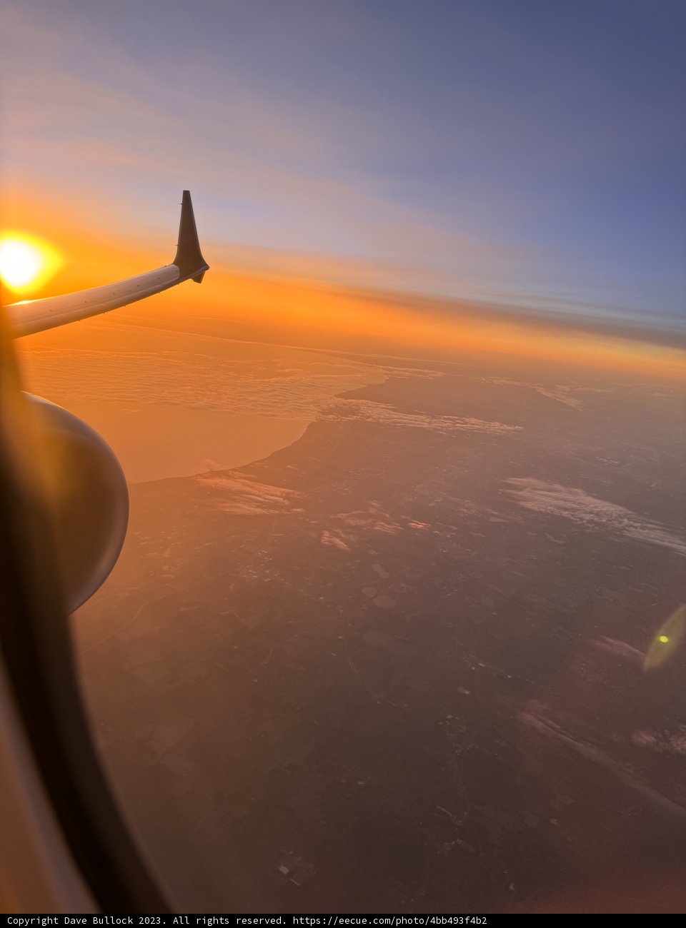 The Waning Day: An Aerial Vantage Point