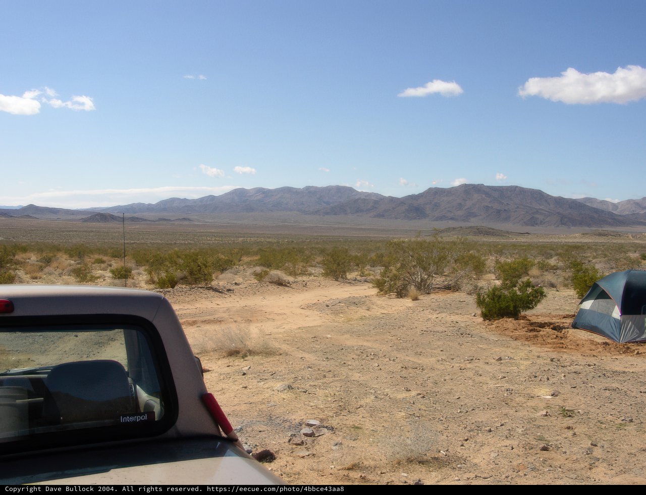 Camping in the Desert